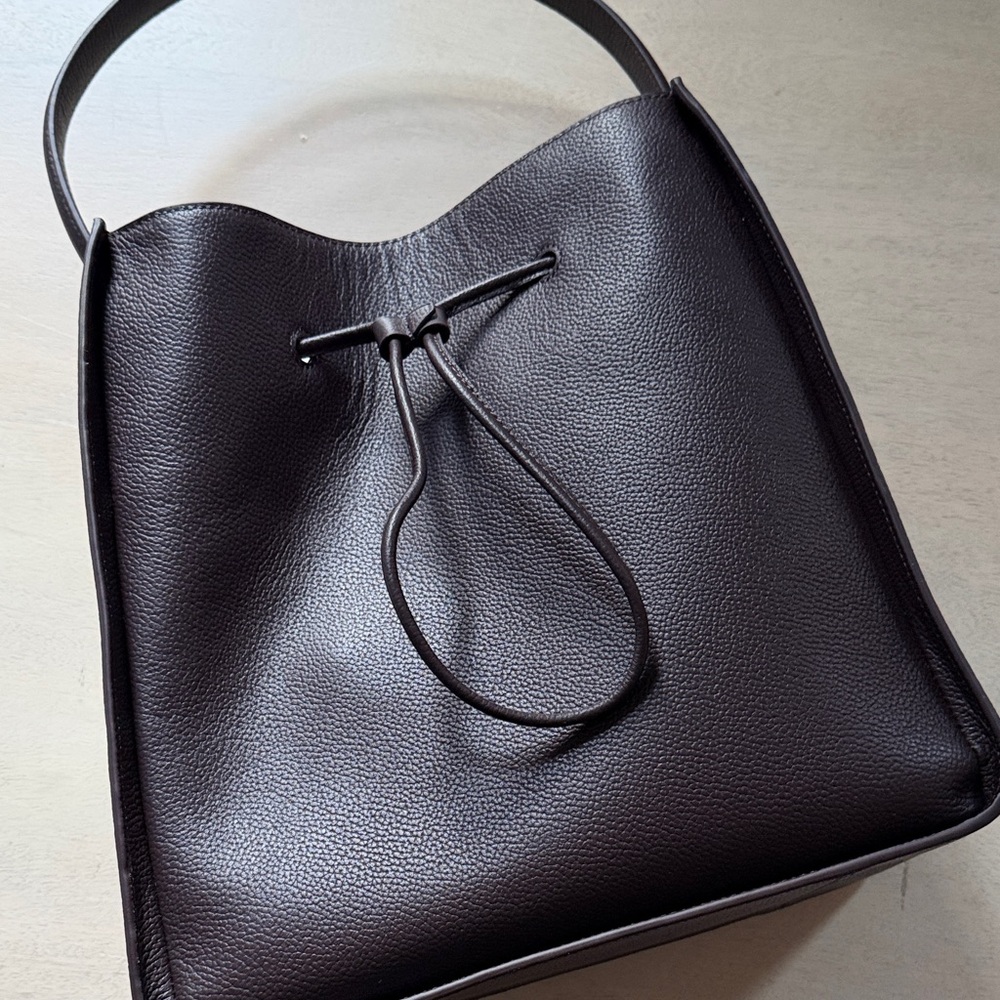 3.1 Phillip Lim Dark Brown Leather Soleil Tote Bag